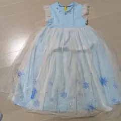 エルサ　プリンセスドレス 水色 雪の結晶モチーフのサムネイル