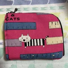 L字財布　ハンドメイド　サイフ　マチ付き　新品未使用