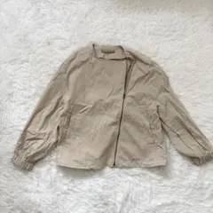 Theory luxe ブルゾン リネン ライダース 38 ベージュのサムネイル