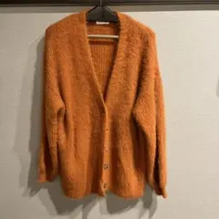 Alma Design オレンジ 長袖カーディガン