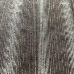 先染めストライプ ドット ブラウン系