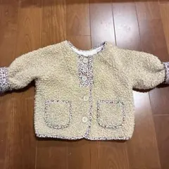 ZARA 花柄ボアジャケット 1歳半　86センチ