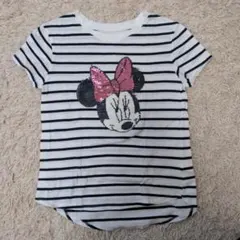 ギャップキッズ　ミニー　Ｔシャツ　ボーダー　140cm