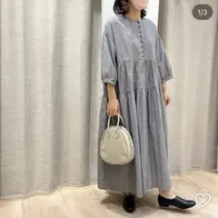 オオカミとフクロウ　フクロウと夜風の月ダンス　ロングワンピース オオカミとフクロウフクロウと夜風の月ダンス