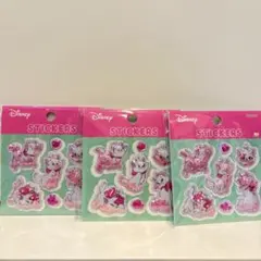 Disney マリー シャカシャカシール 3枚セットのサムネイル