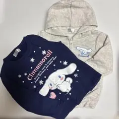 Cinnamoroll 長袖トレーナー &パーカー 裏起毛 【110】