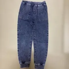 GU インディゴカットソージョガーパンツ