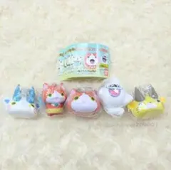 妖怪ウォッチ 妖怪ふにゅふにゅマスコット 全5種 フルコンプ