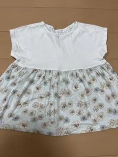 UNIQLO 半袖Tシャツ カットソー ポール&ジョーコラボ 花柄 90