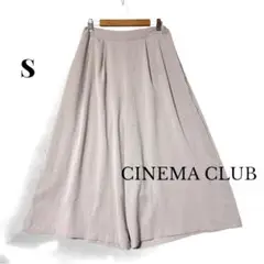 CINEMA CLUB シネマクラブ ガウチョパンツ S フレア ワイド