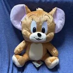 トムとジェリー　ナチュラル　ジェリー　LARGEぬいぐるみ