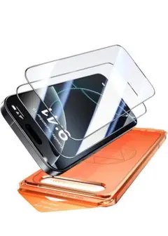 iPhone15 PorMax用保護フィルム 9H硬度 指紋防止2枚