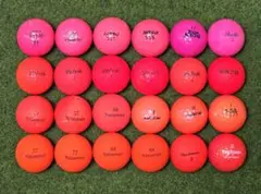No.1151 ロストボール ブランドミックス ゴルフボール 24個セット