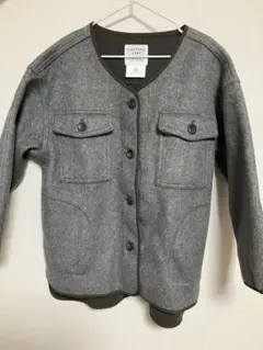新品　CIAOPANIC TYPY キッズ ノーカラー ジャケット グレー Lのサムネイル