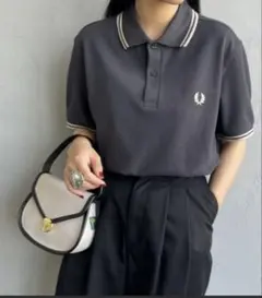 FRED PERRYフレッドペリー ポロシャツ　チャコール