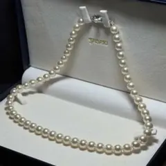 TASAKI 田崎真珠 あこや真珠 パールネックレス 美品 7.8mm 照り強