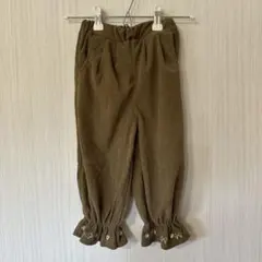 コーデュロイパンツ 80サイズ ブラウン