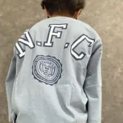 THE CASUAL 長袖　BIGロンT スカイブルー　110㎝