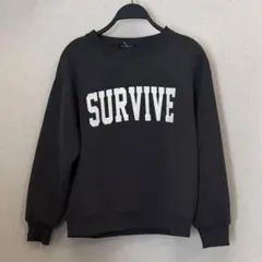 【新品タグ付】vandash裏起毛トレーナー　グレー