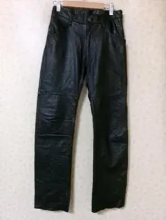 美品 モーターヘッド レザー ブラックパンツ ウエスト78から80 - メルカリ