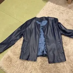 フェイクレザーのジャケット