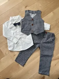 子供用フォーマル服セット シャツ・ベスト・パンツ