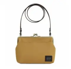 AYANOKOJI ポケット付きがま口スクエアポシェット【コーデュラ(R)】