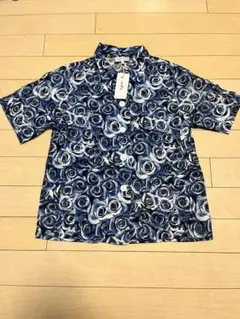 agnis b. バラ柄 半袖シャツ サイズ40