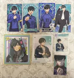 ブルーロック アルカナカード 伊勢丹 ホログラムカード でびデコ 色紙 凛