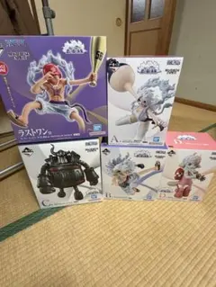 ワンピース1番クジ　フィギュアコンプ ５体セット＋マット付