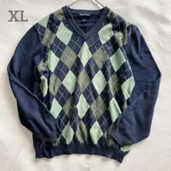 アーガイル ニット