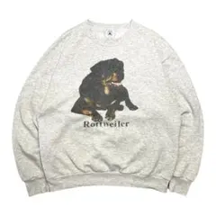 90s DELTA dog print sweatshirt
