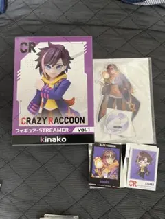 GiGO crazy raccoon きなこ フィギュア　アクリル　フォト