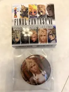 ファイナルファンタジー ユニバーサルスタジオジャパン 限定 クラウド 缶バッジ ファイナルファンタジーVII カンバッジコレクション 〈クラウド