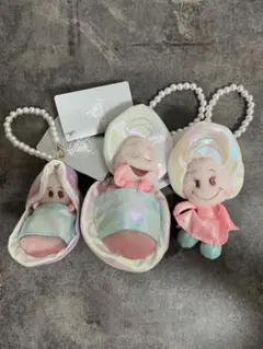 ヤングオイスター ぬいぐるみキーホルダー・キーチェーン ３種セット