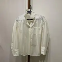 Tenoroc 新品 レディースL 白シャツ ブラウス 長袖 シンプル オフィス