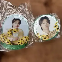 木村慧人 クリアチャーム 缶バッジ セット