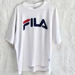 フィラ　半袖　Tシャツ　白　M ロゴ　綿100% BIELLA ITALIAのサムネイル