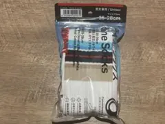 新品未使用　VIVANT×ファミマ ラインソックス 25-28cm ホワイト