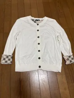 BURBERRY LONDON カーディガン ホワイト ノバチェックのサムネイル