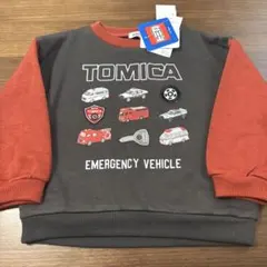 トミカ トレーナー 裏起毛 100サイズ
