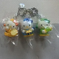 [107]ハローキティ キーホルダー 3個セット