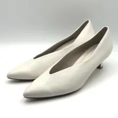 LE TALON 4.5㎝ポインテッドハイバンプパンプス ナチュラル 25