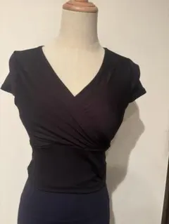 ★新品未使用★andar シャーリング キャップスリーブ サイズ4