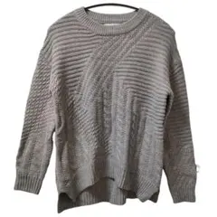 美品 GLOBAL WORK グローバルワーク セーター S グレー 60