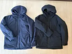 美品 UNIQLO ユニクロ ハイブリッドダウンパーカ ２着セット サイズM