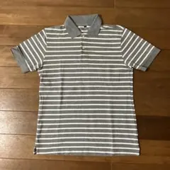【美品】ポロシャツ　ボーダー　S 無印良品のサムネイル