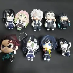 ※　鬼滅の刃　ミニフィギュア8体&キーチェーン1体セット