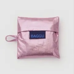 BAGGU メタリック ピンク スタンダードサイズ エコバッグ
