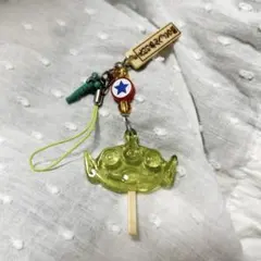 ディズニー リトルグリーンメン キーホルダー ストラップ 夏限定